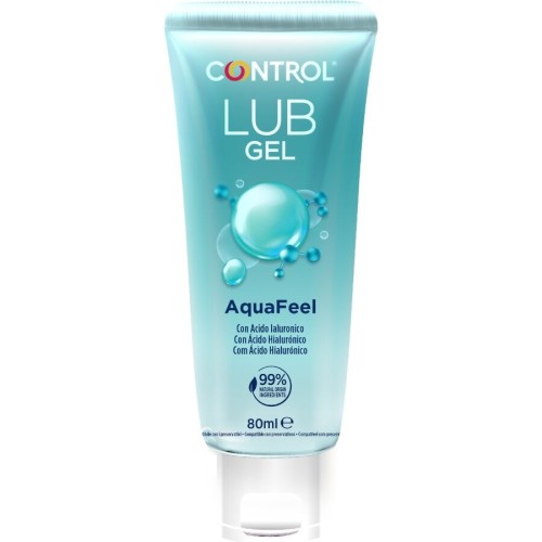 CONTROL - AQUAFEEL LUBRIFIANT Ã L'ACIDE HYALURONIQUE 80 ML